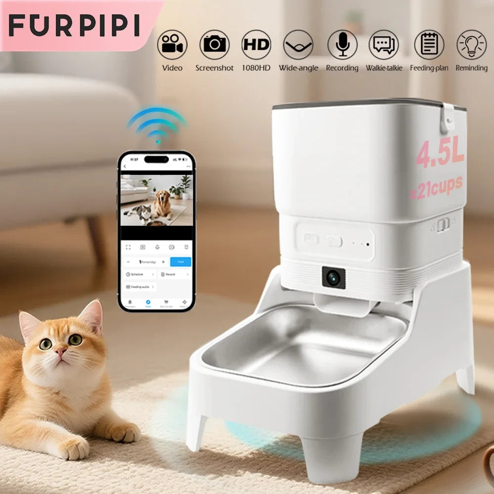 FURPIPI Smart Pet Feeder with Camera