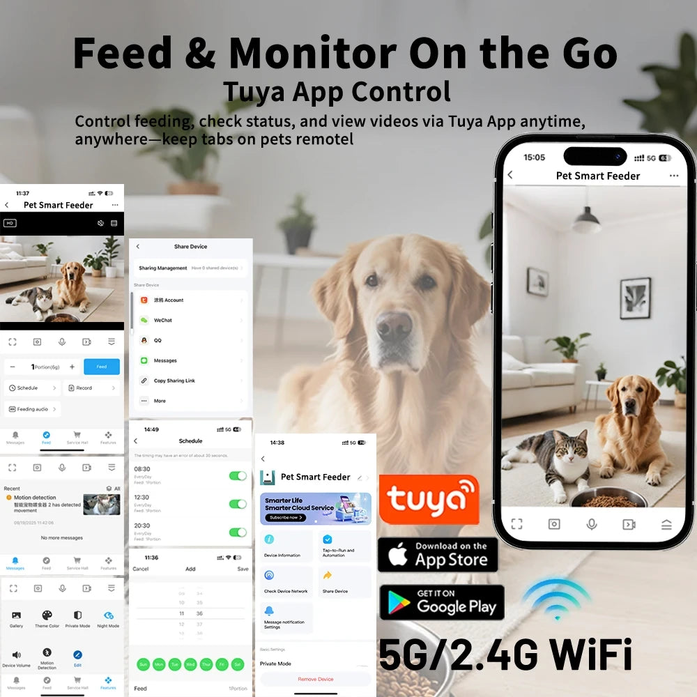 FURPIPI Smart Pet Feeder with Camera