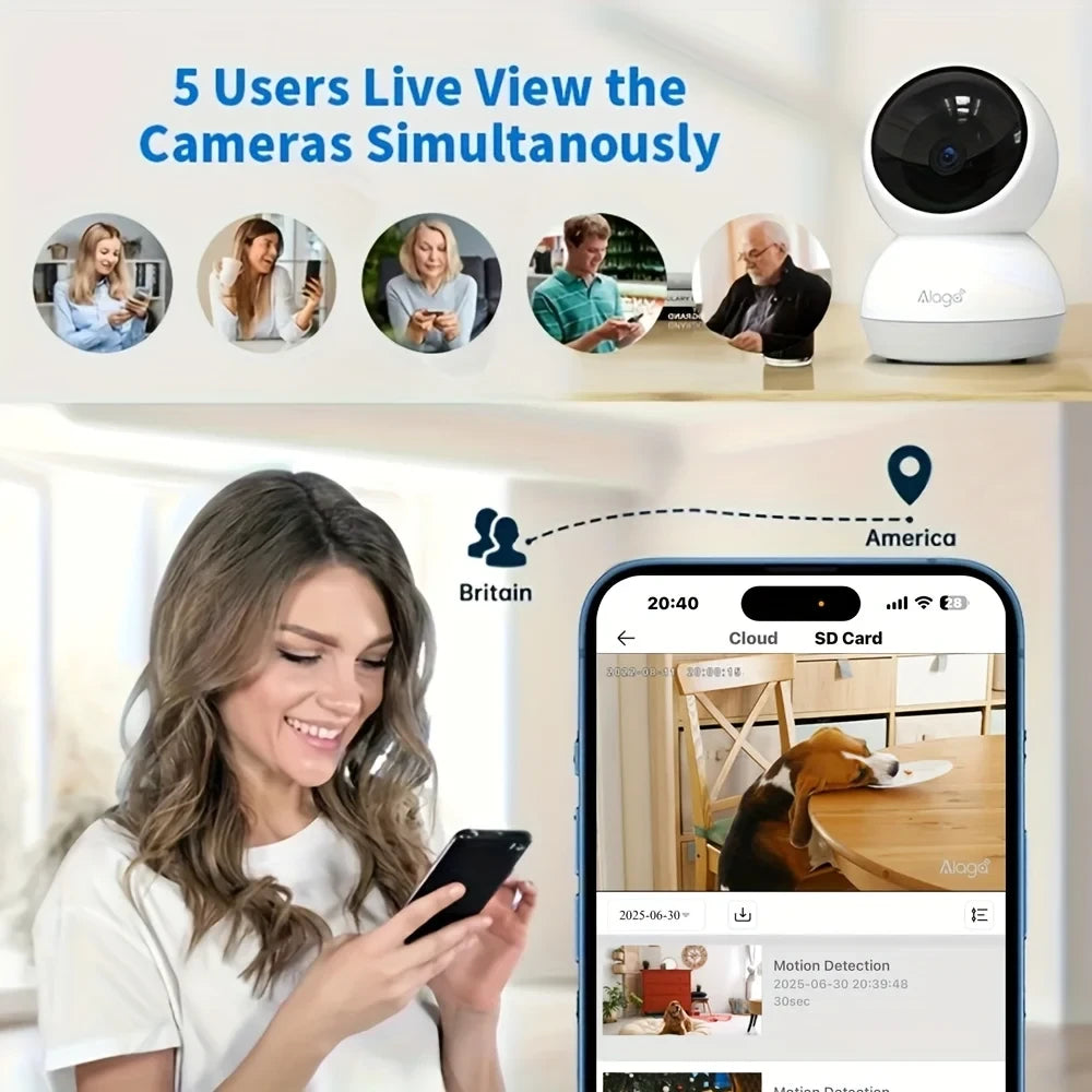 Interactive 3K Indoor Pet Camera